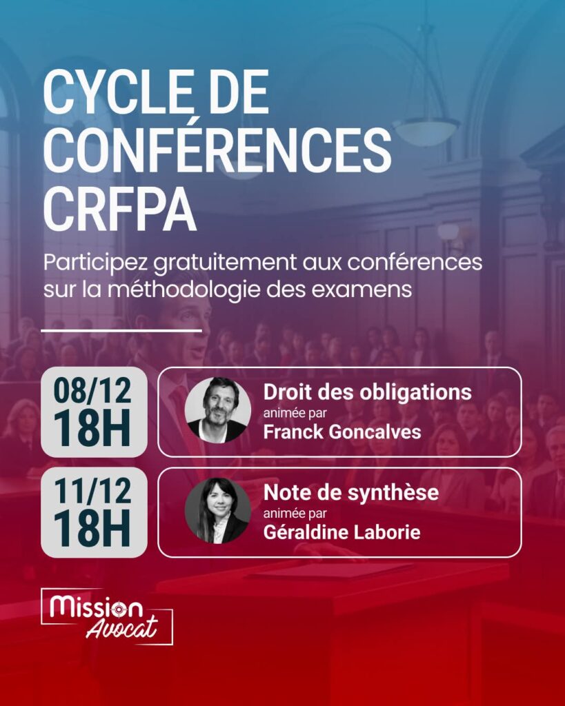 cycles de conférences CRFPA